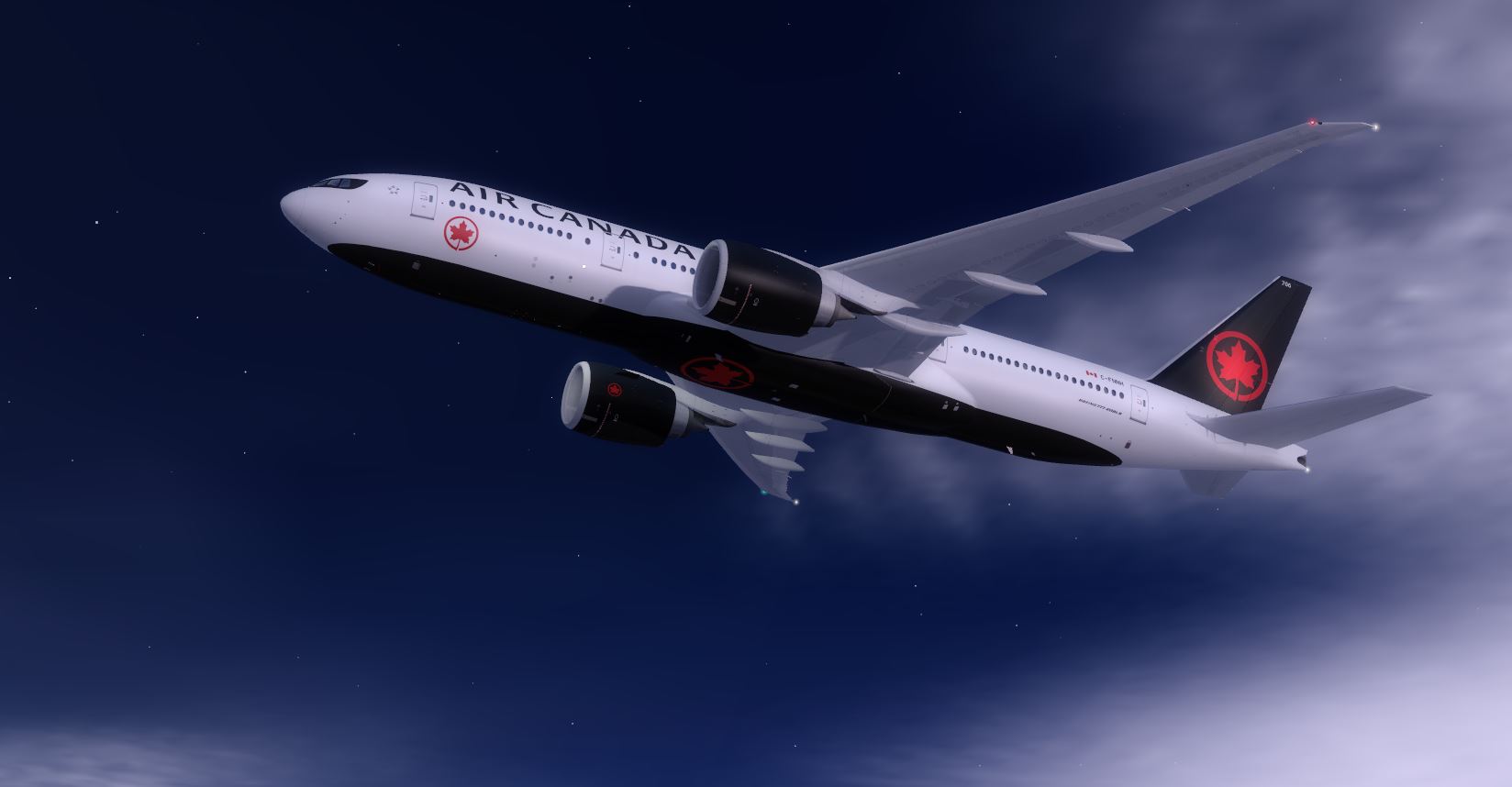 B777-200 New AirCanada @ EVRA-9466 