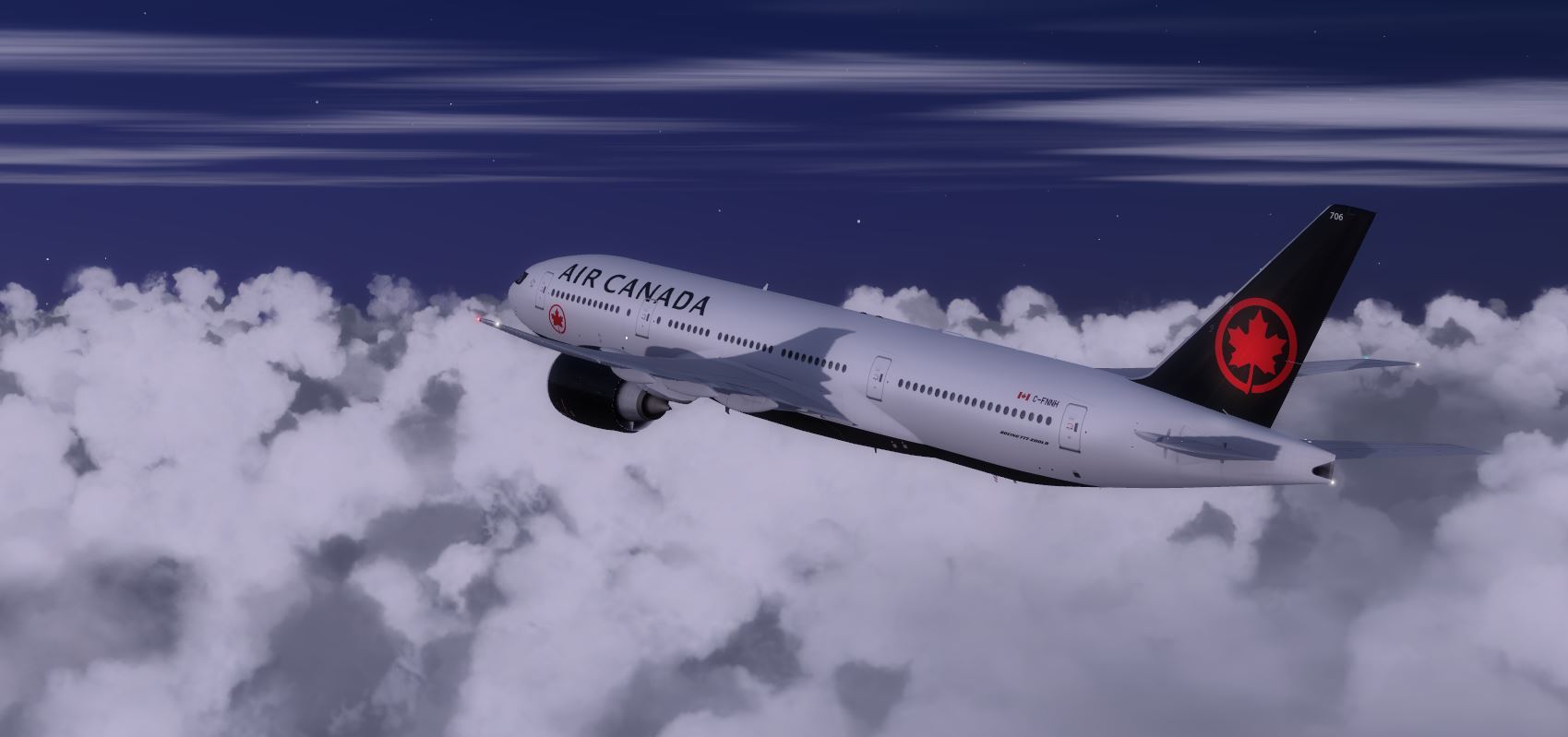 B777-200 New AirCanada @ EVRA-5370 