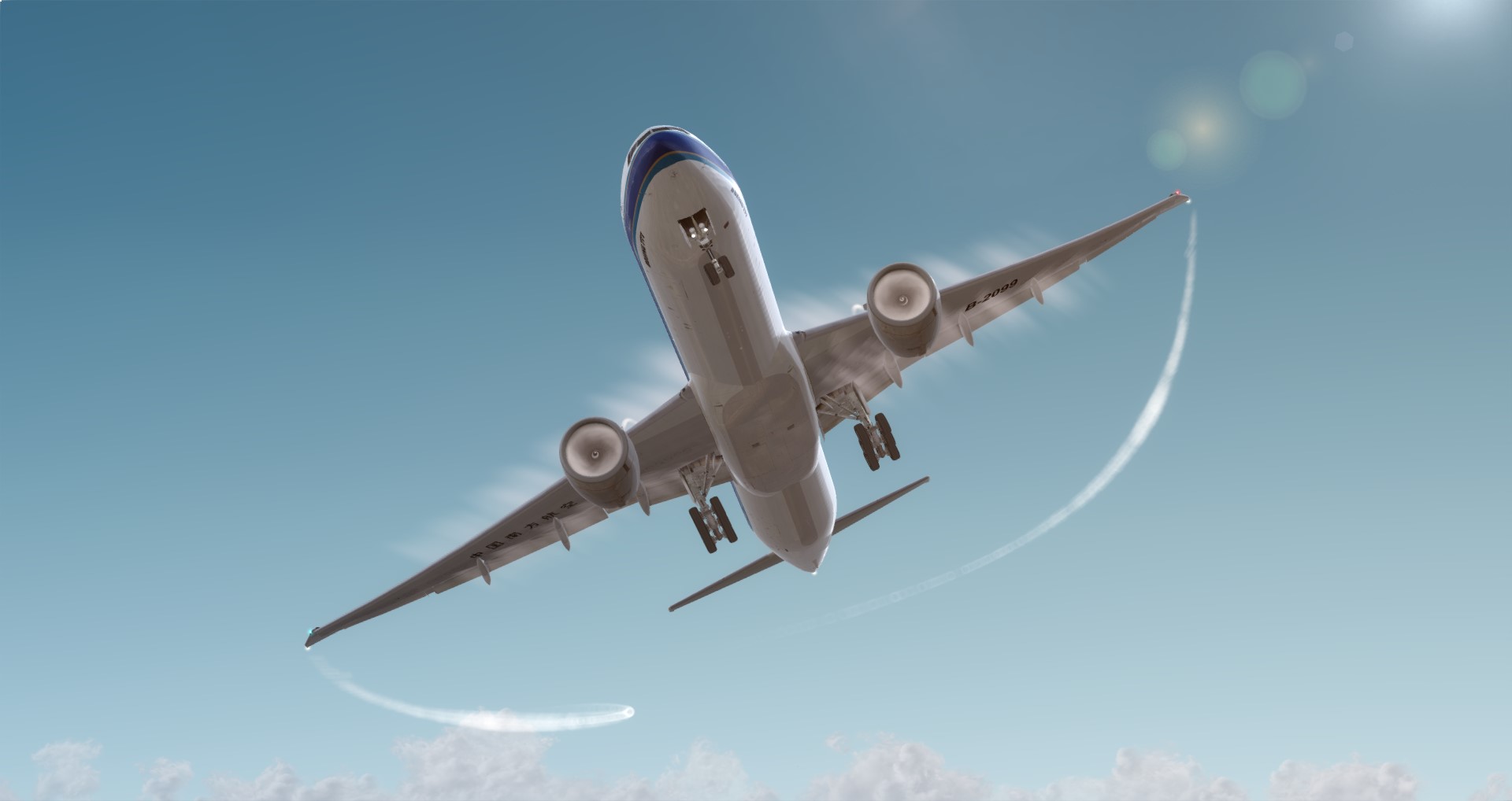 P3D V4 77W China Southern Airlines WADD-ZGGG 营救同胞-2876 