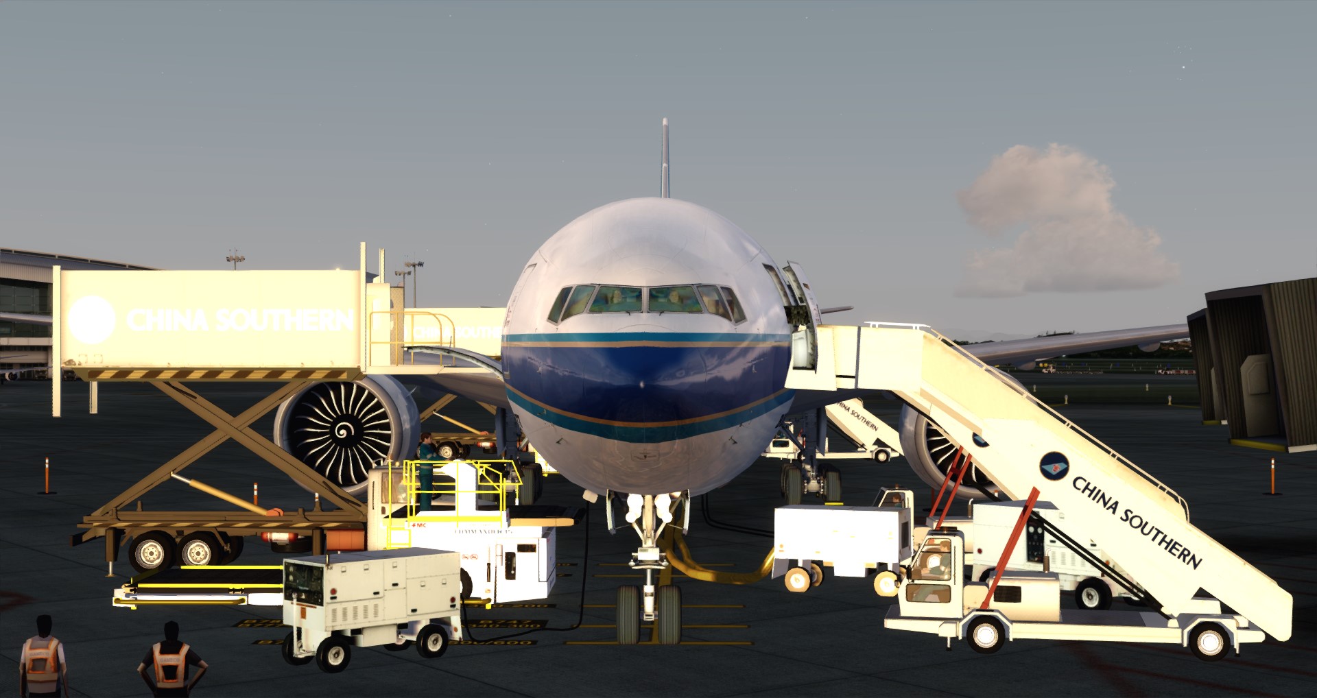P3D V4 77W China Southern Airlines WADD-ZGGG 营救同胞-7644 