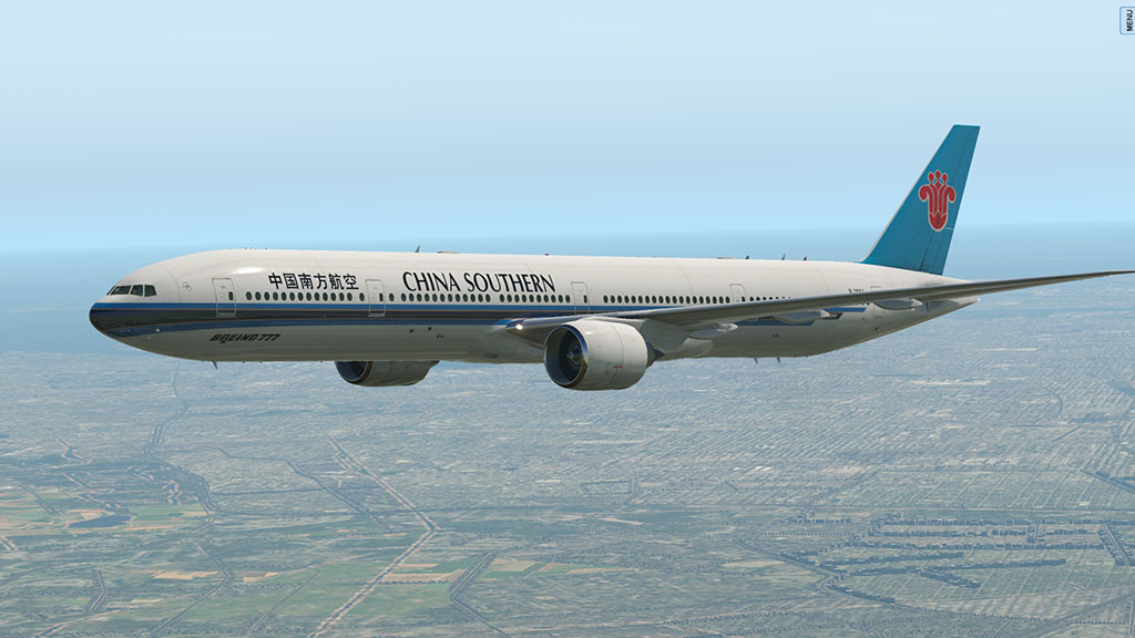 XP11美图- FF777南航降落和亚航傍晚降落新加坡WSSS-3527 