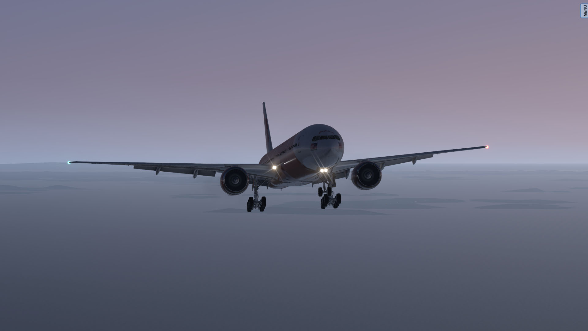XP11美图- FF777南航降落和亚航傍晚降落新加坡WSSS-306 