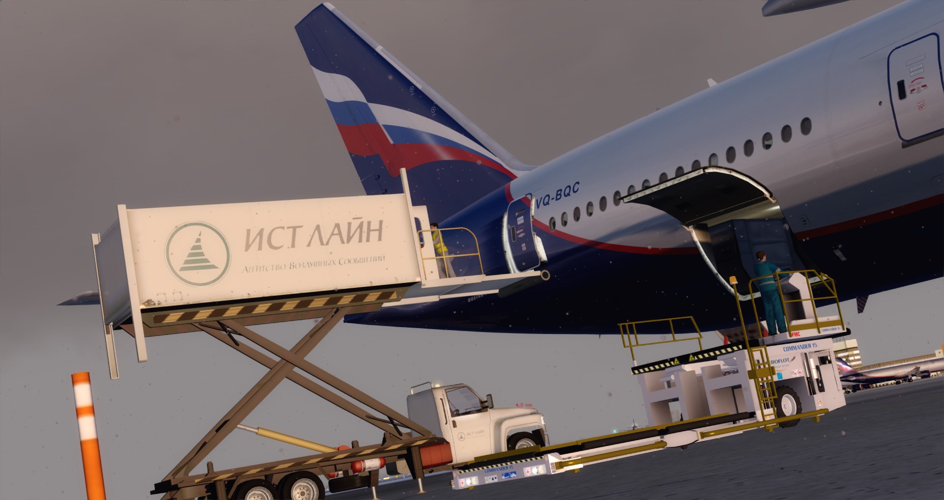 P3D V4 77W Aeroflot ZGGG-UUEE-3745 