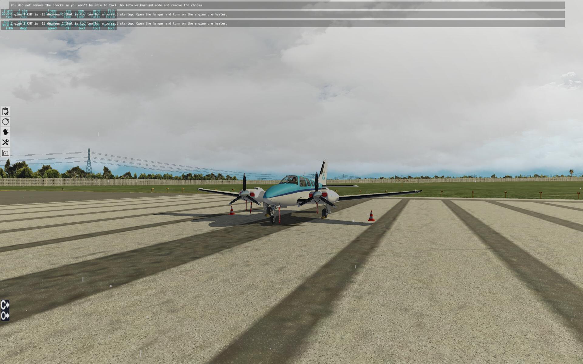 CARENADO - B58 BARON v3.2 REP的奇怪错误。-8675 