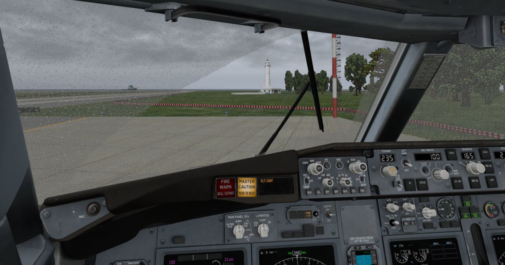 【X-Plane 11.20】免费的 Zibo Mod B738 竟然有雨水效果!!-2702 