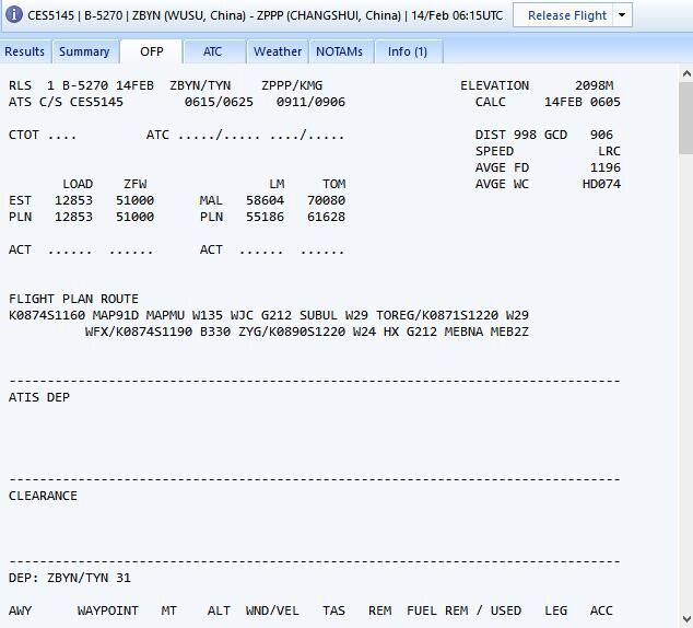 为啥PFPX计算好的飞行计划页面显示不完整？-3163 