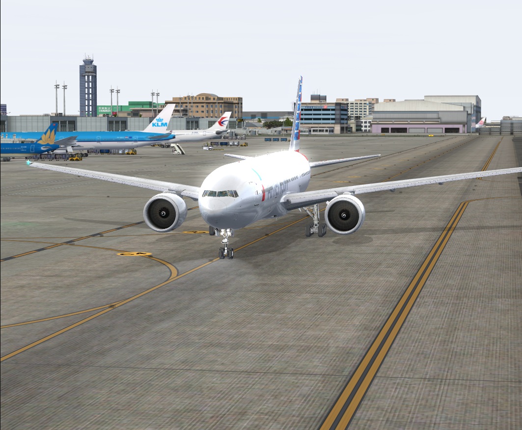 美航777首航桃園機場離場(圖多)-61 