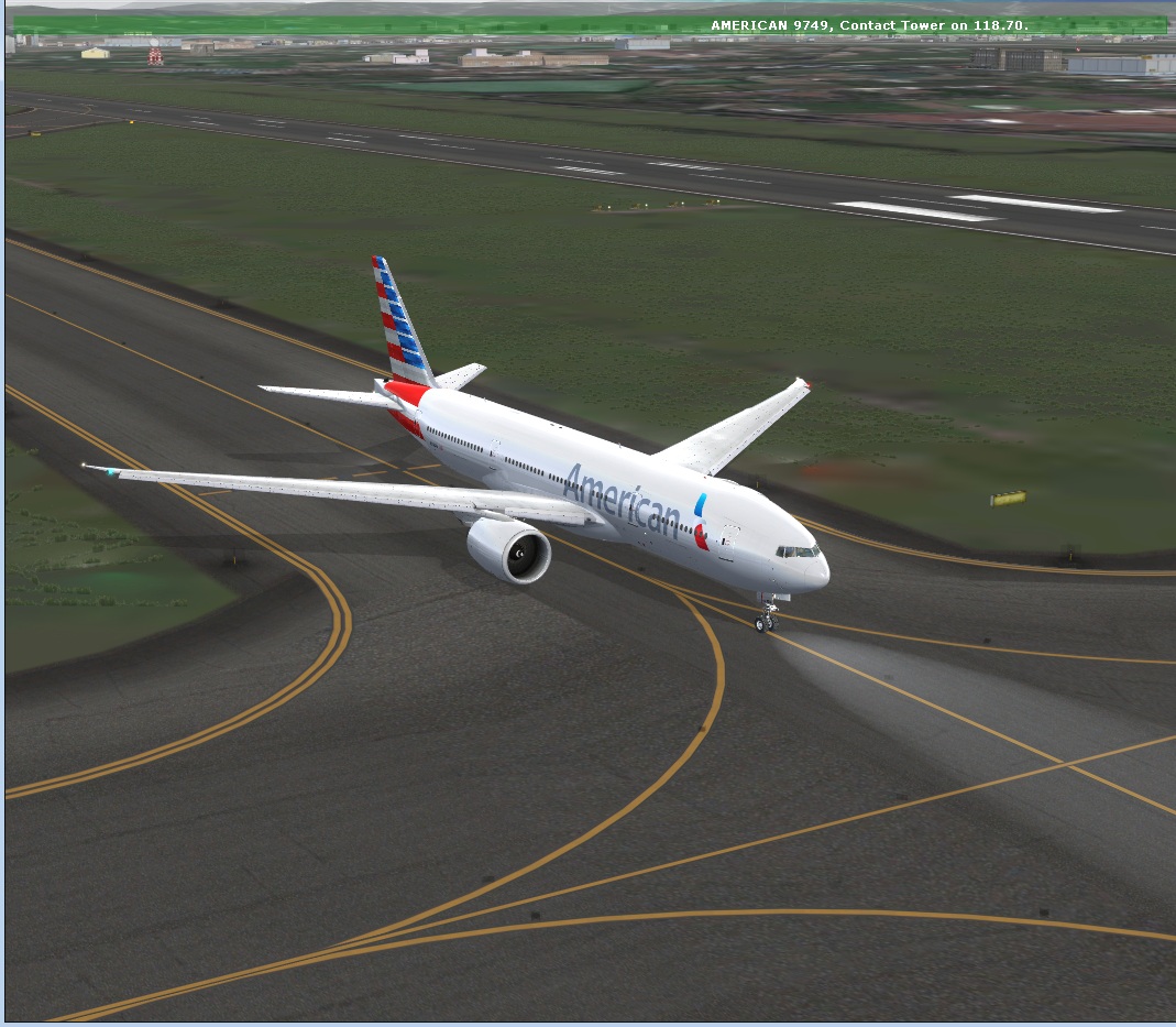 美航777首航桃園機場離場(圖多)-8450 