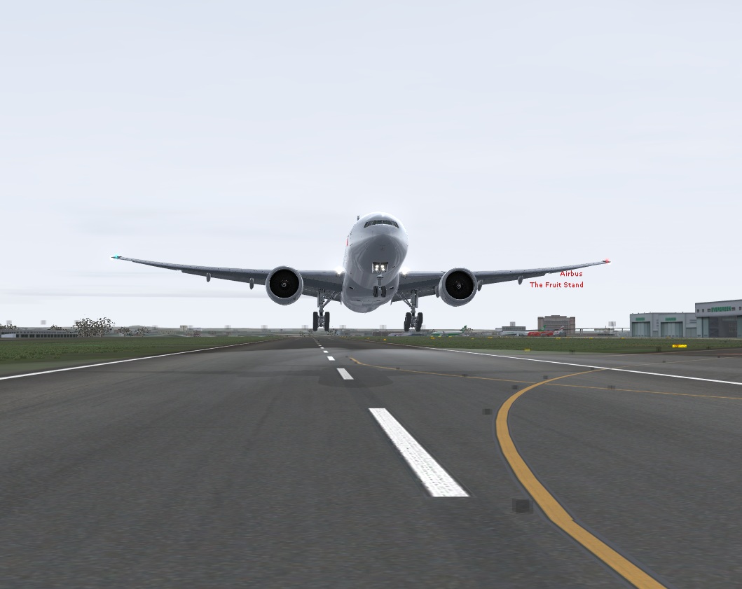 美航777首航桃園機場離場(圖多)-6945 