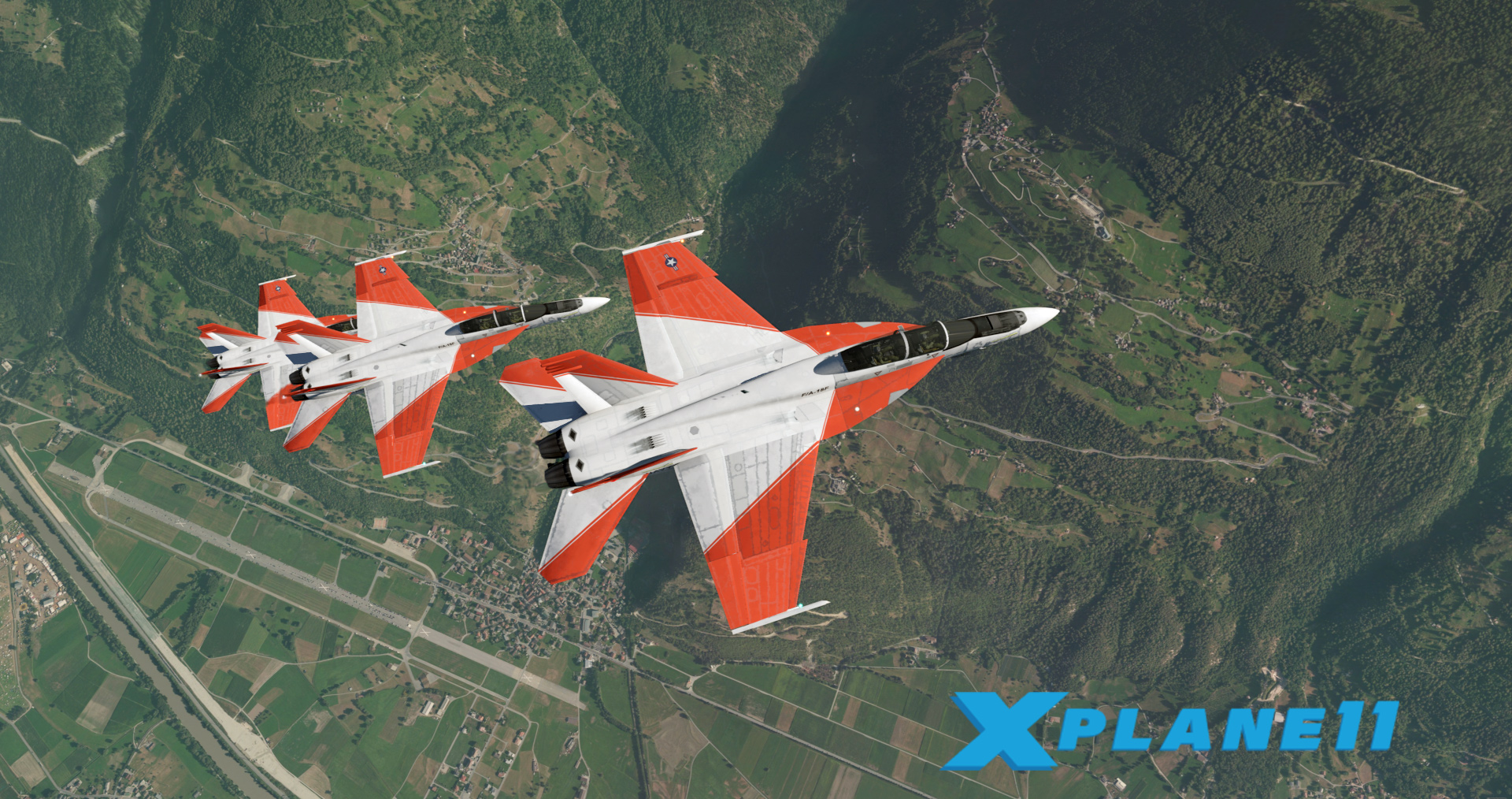 XPLANE 11 + FF 320+F 18F-8994 