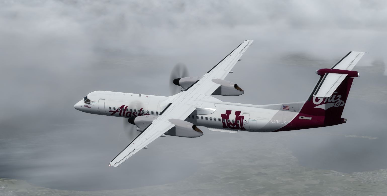 Q400 Horizon N402QX @ CYVR-2456 