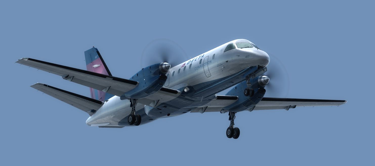 SAAB S340 Delta N457XJ @ KPAE-5774 