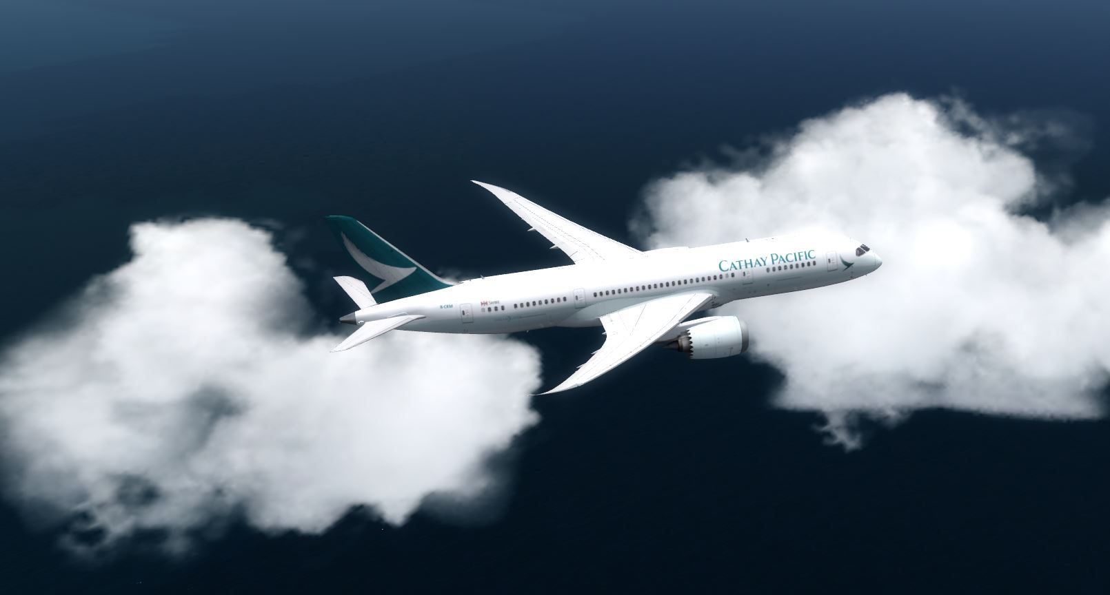 QW B787-8 Cathay Livery-7233 