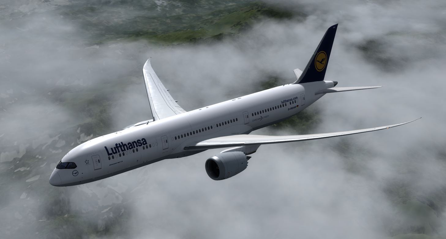 Qualitywings B787-9 Lufthansa @ KSFO-5805 