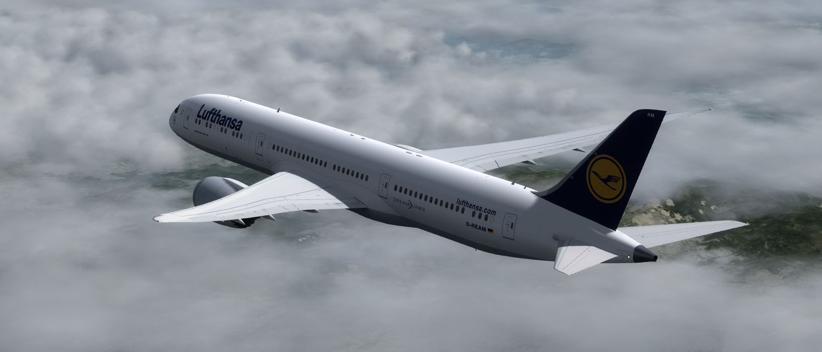 Qualitywings B787-9 Lufthansa @ KSFO-1802 