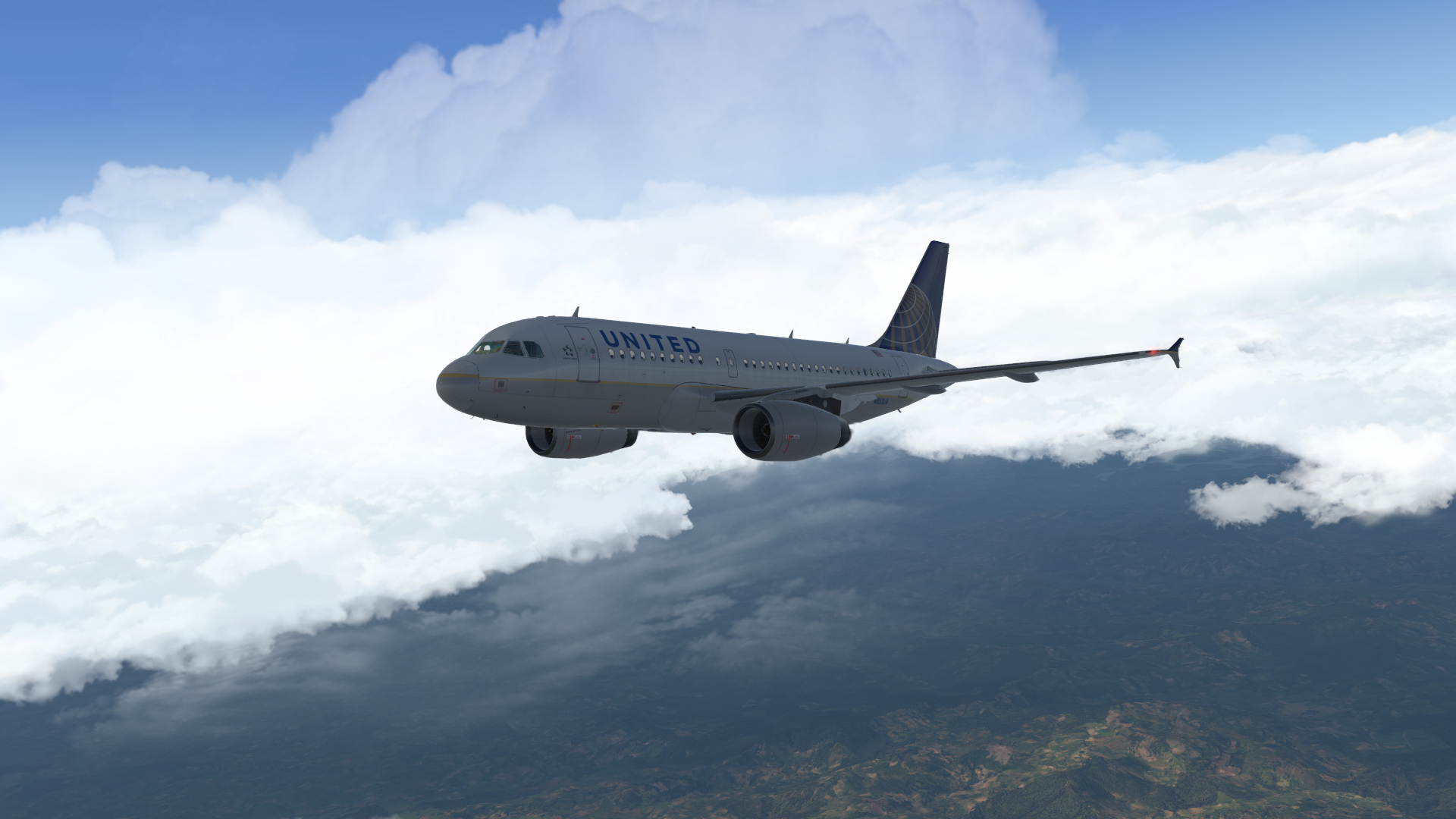 xplane11 空客A319南美航线美图再来-2821 