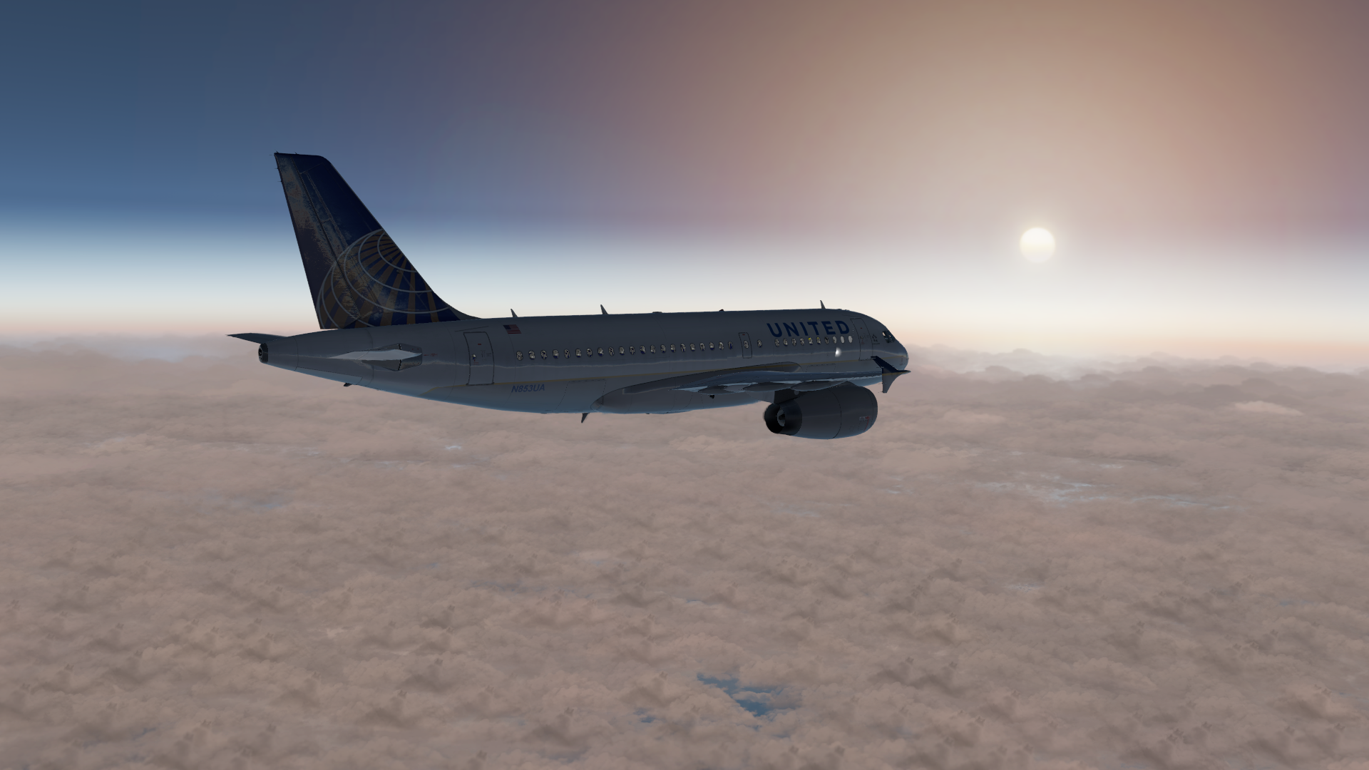xplane11 空客A319南美航线美图再来-2117 