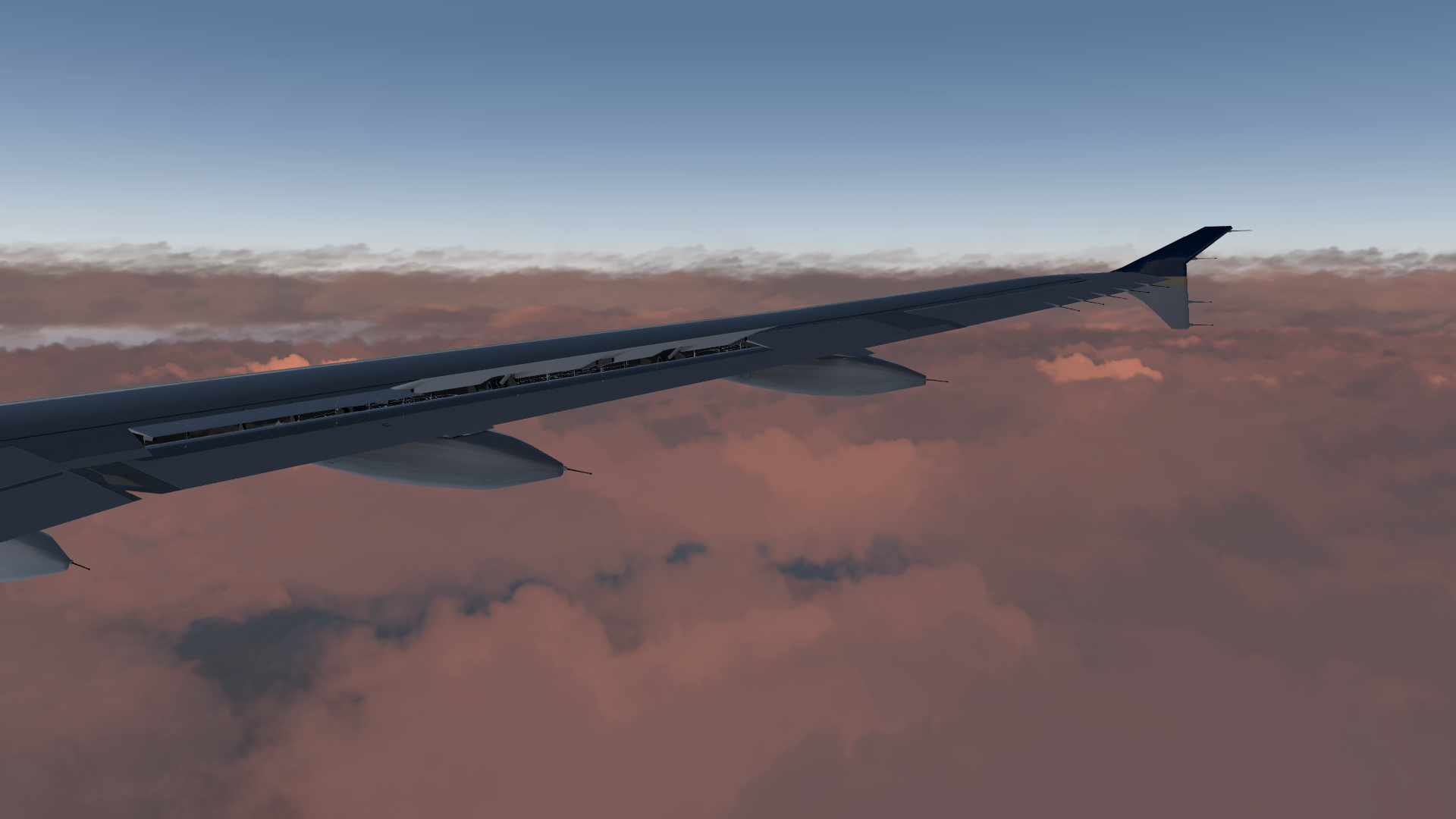 xplane11 空客A319南美航线美图再来-3038 