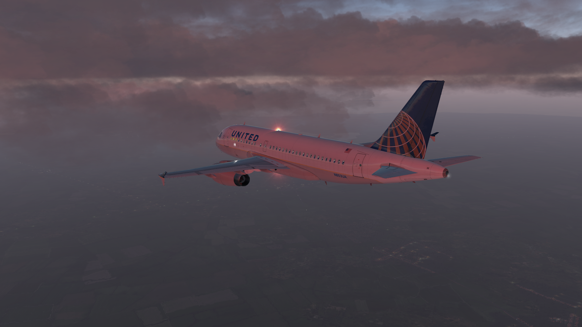 xplane11 空客A319南美航线美图再来-2477 