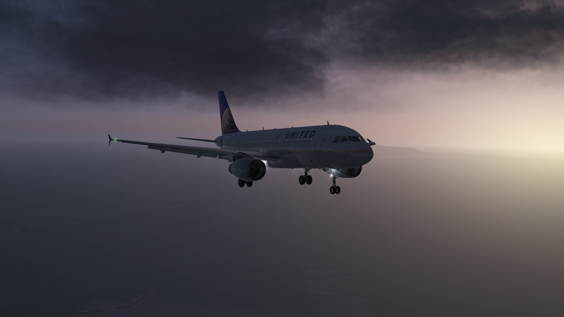 xplane11 空客A319南美航线美图再来-6956 