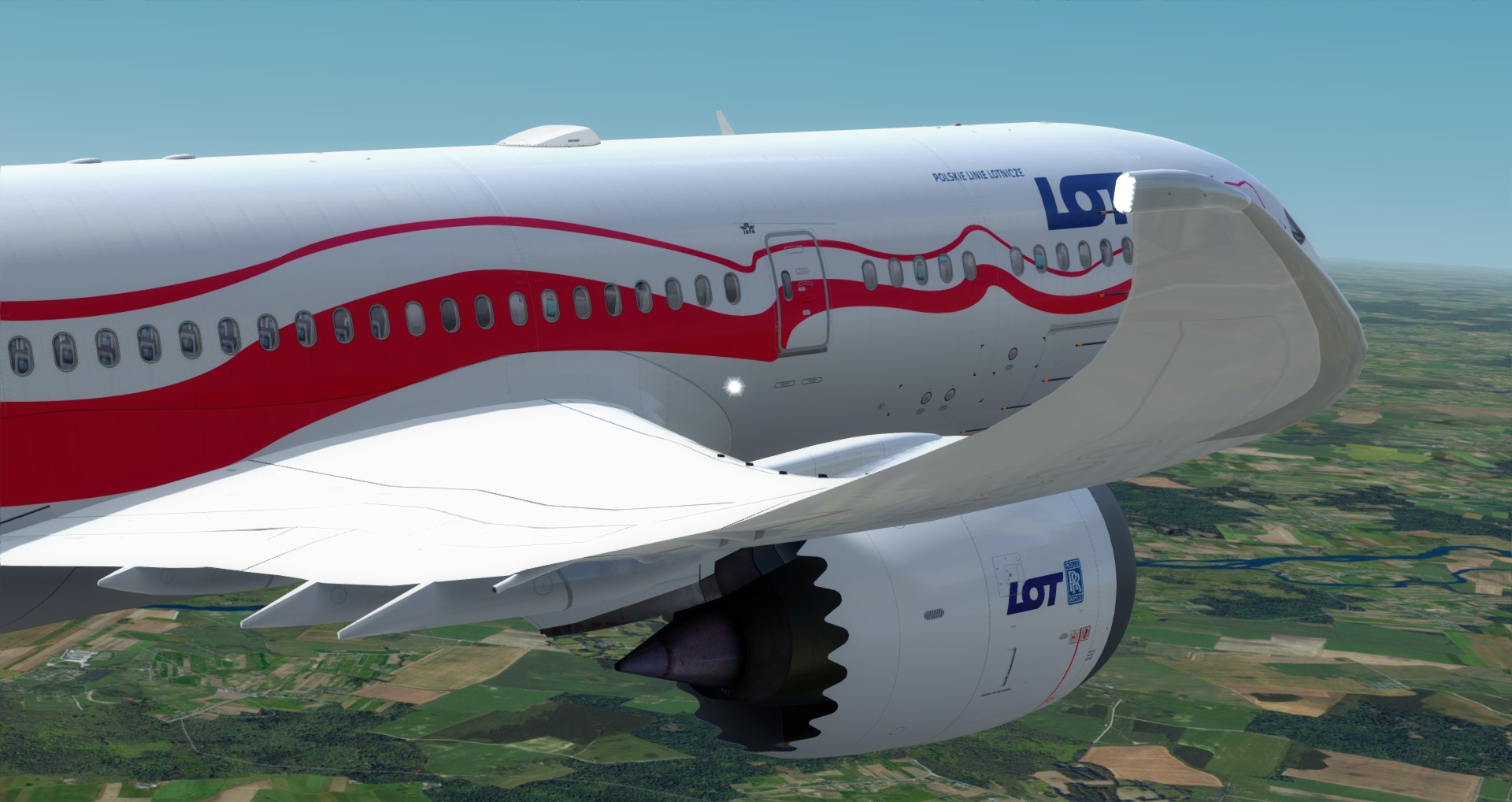P3D V4 789 LOT EPWA-ZBAA 庆祝波兰独立100周年的纪念涂装-6608 