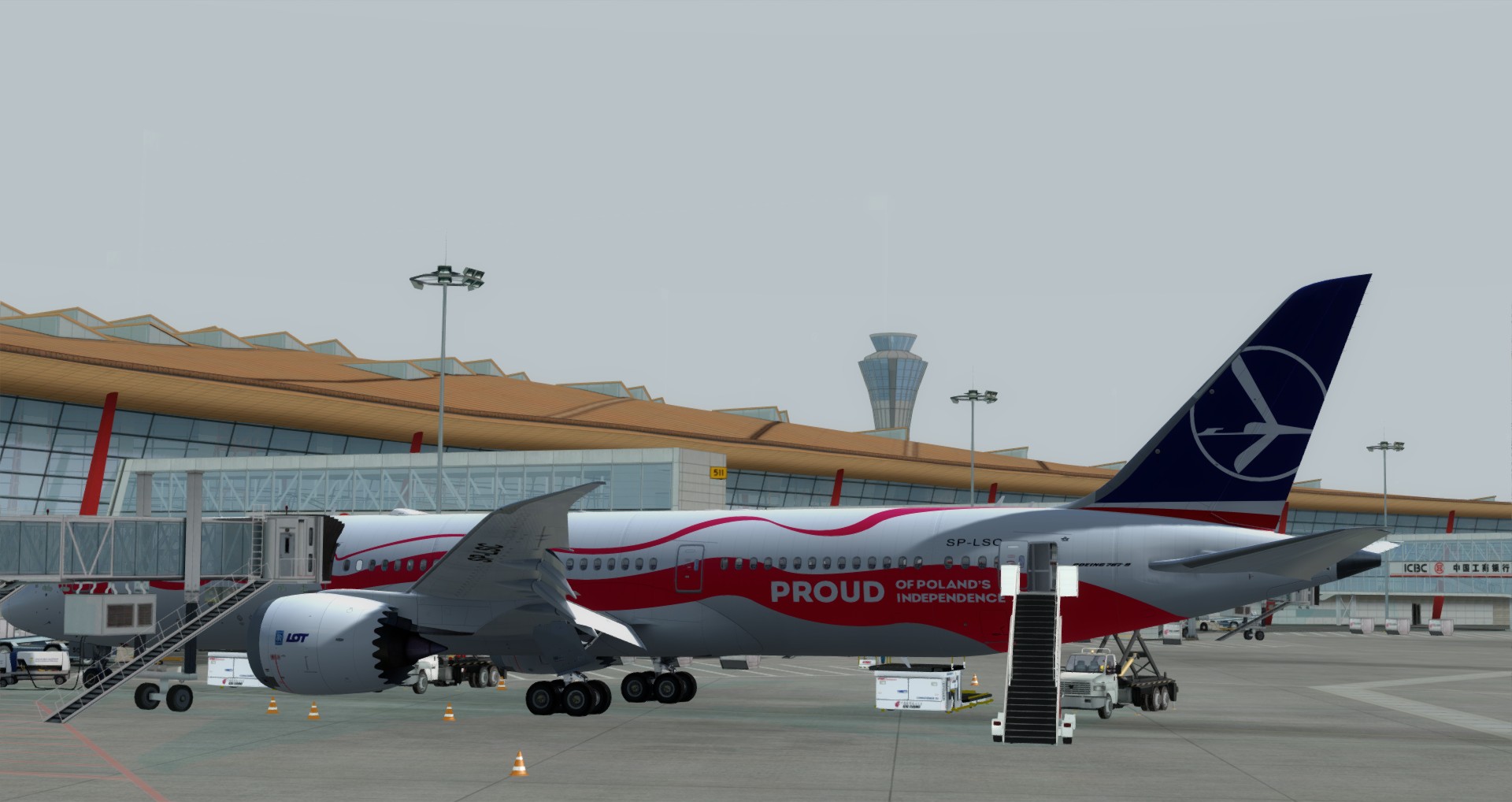 P3D V4 789 LOT EPWA-ZBAA 庆祝波兰独立100周年的纪念涂装-894 