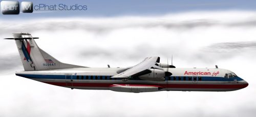 跪求ATR-72的美鹰航空涂装-1386 