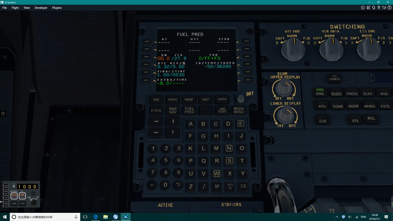 JARDesign 320 FMC 如何输入GW-273 