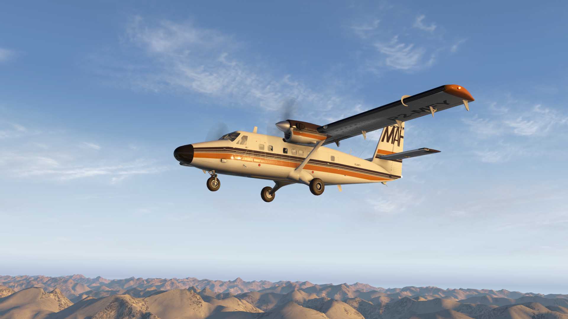 FSEconomy任务CYYC--CYLM冬季DHC-6 Twin Otter-7585 
