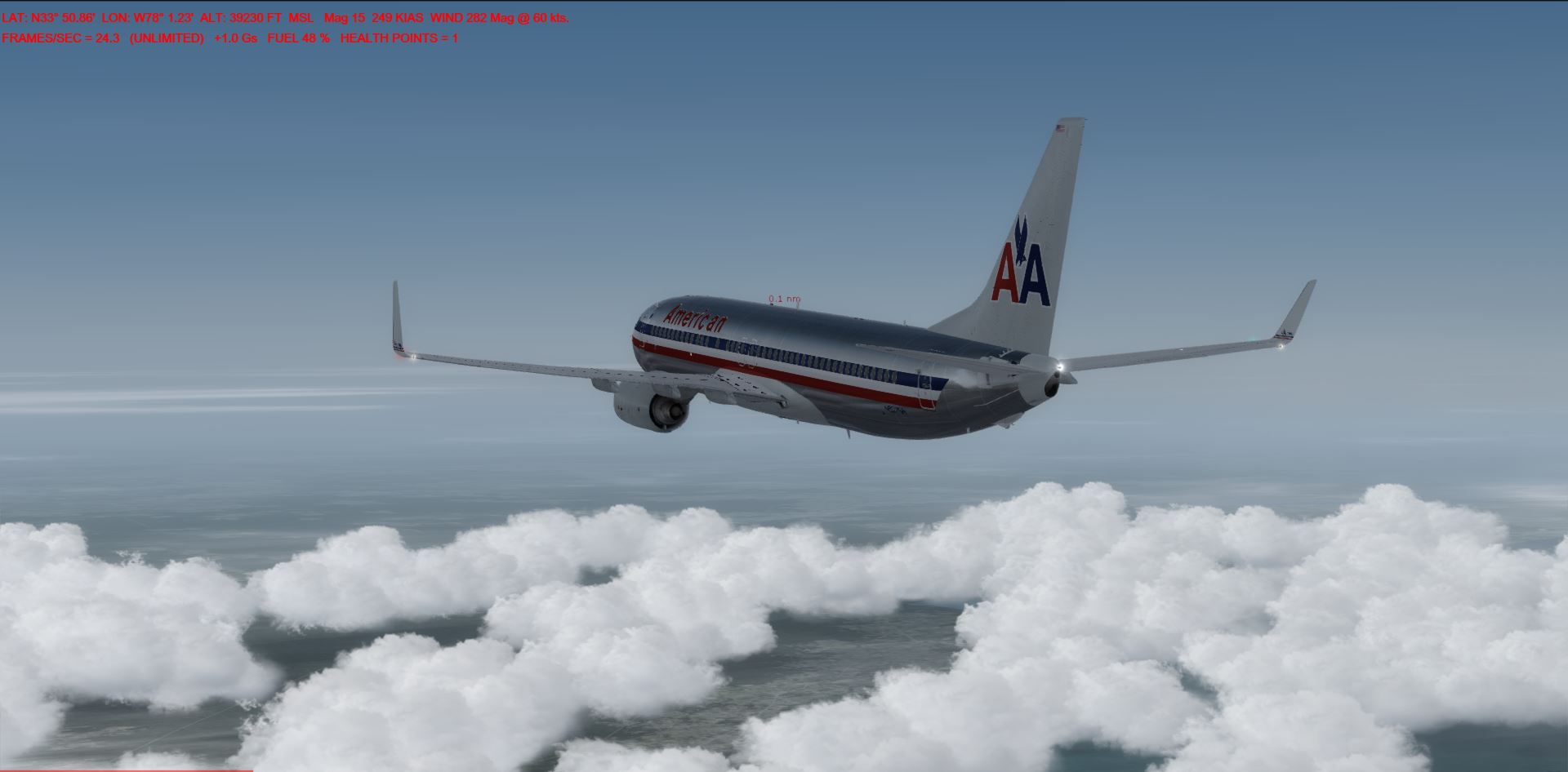 P3Dv4总算跑得动了！AA1060-8620 