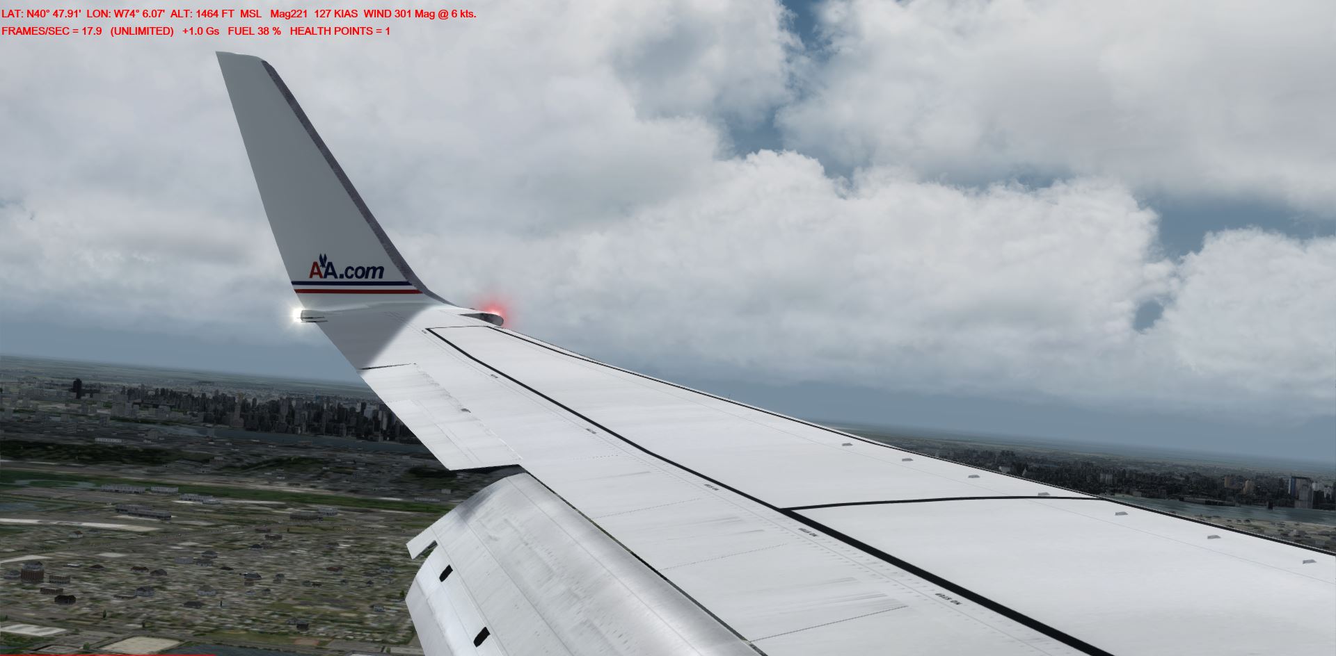 P3Dv4总算跑得动了！AA1060-8523 