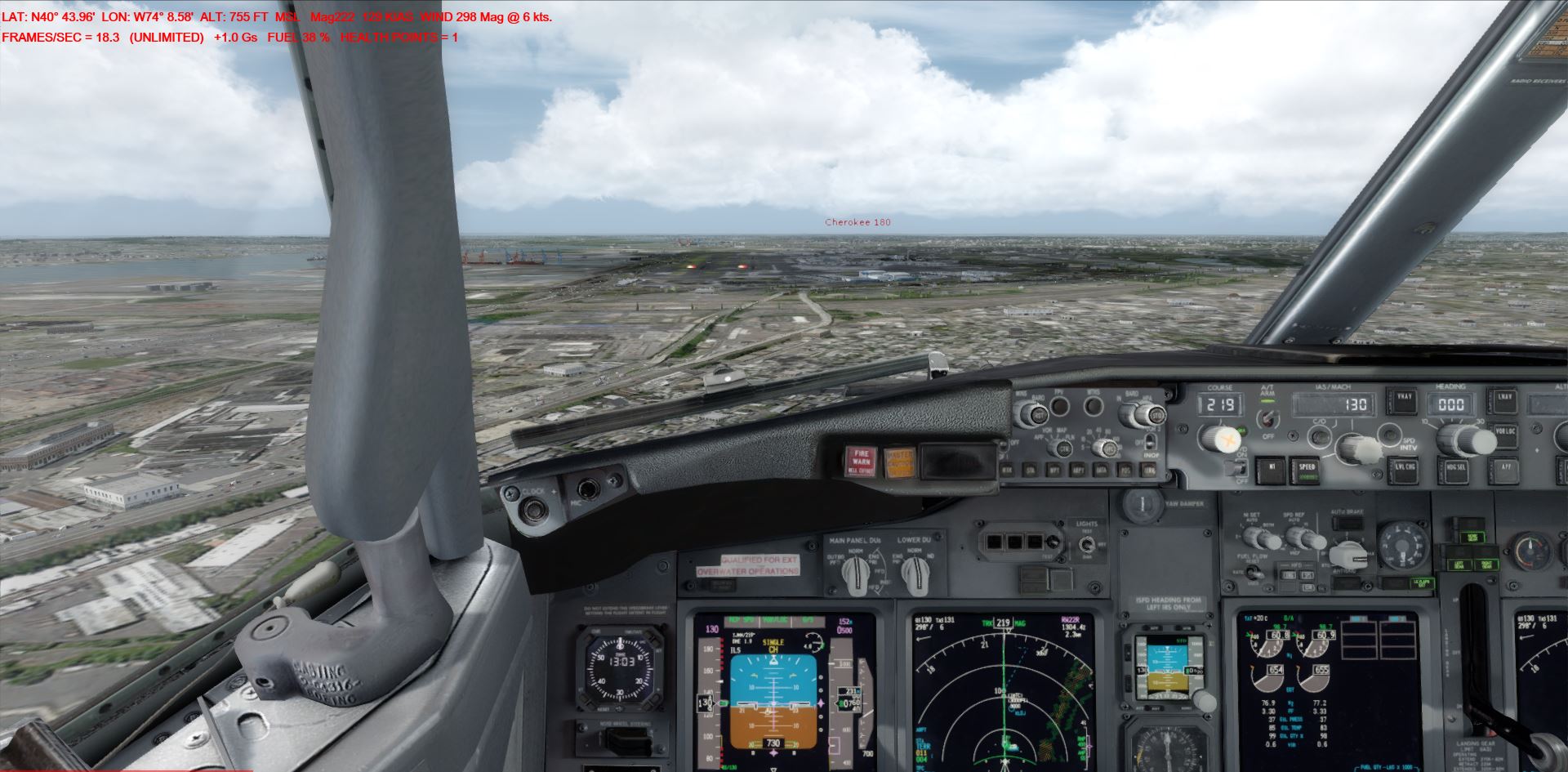 P3Dv4总算跑得动了！AA1060-8512 