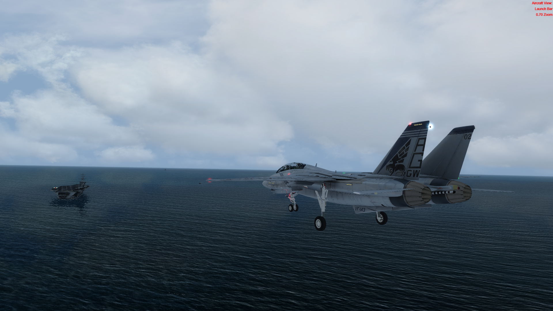 F-14 航母降落-3887 