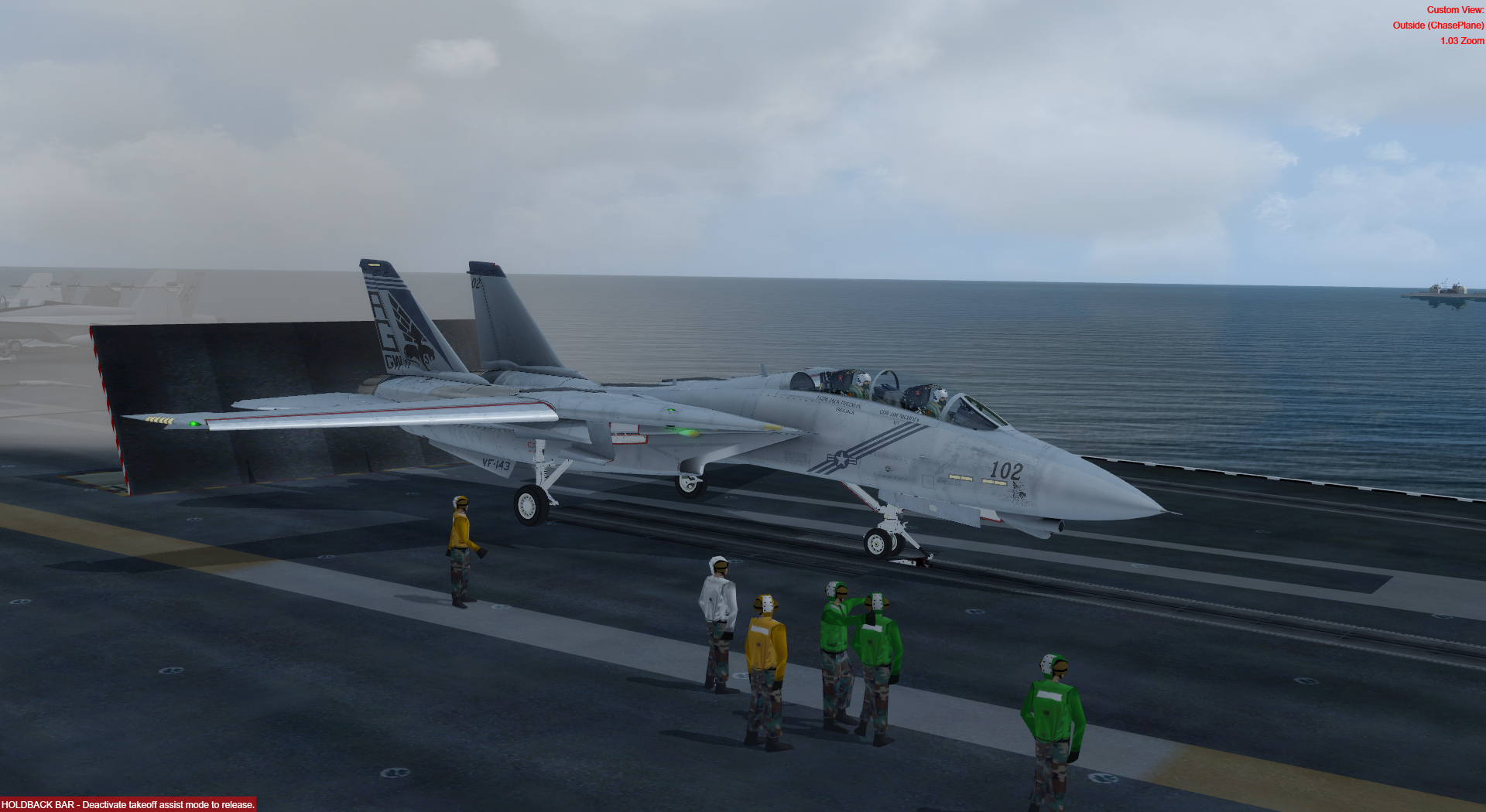 F-14 航母降落-715 
