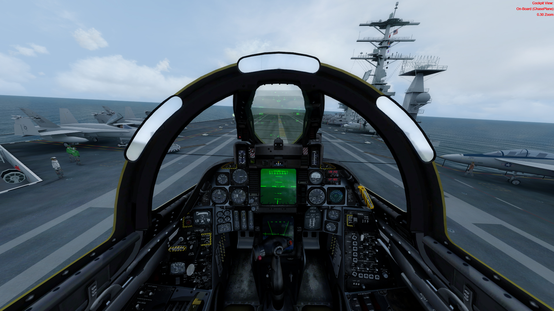 F-14 航母降落-5127 