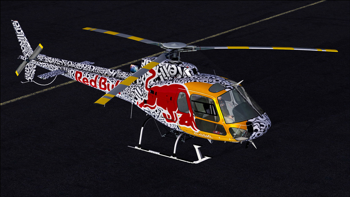 历经五小时完成 AS350 红牛涂装-158 
