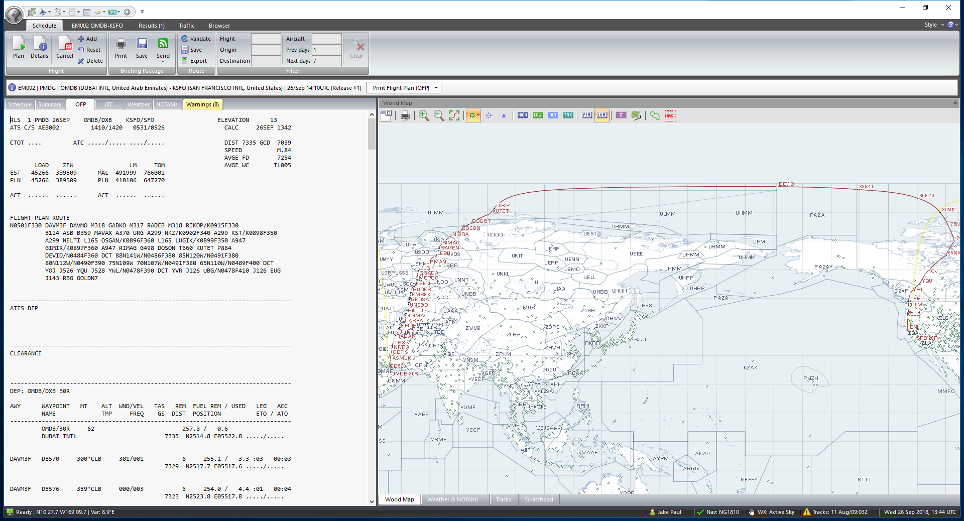 [美图] OMDB-KSFO 1373跨洋系列-9330 