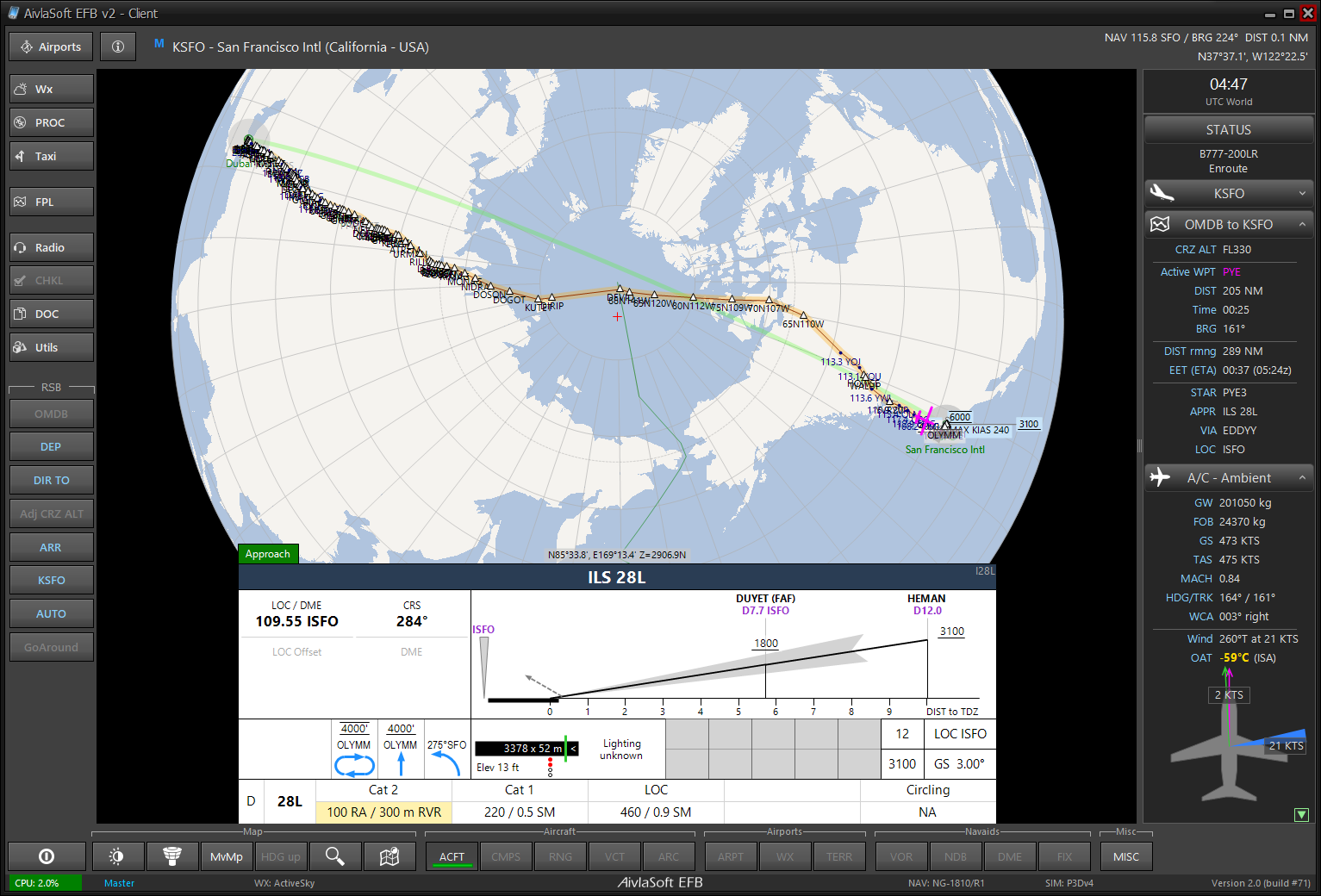 [美图] OMDB-KSFO 1373跨洋系列-2780 