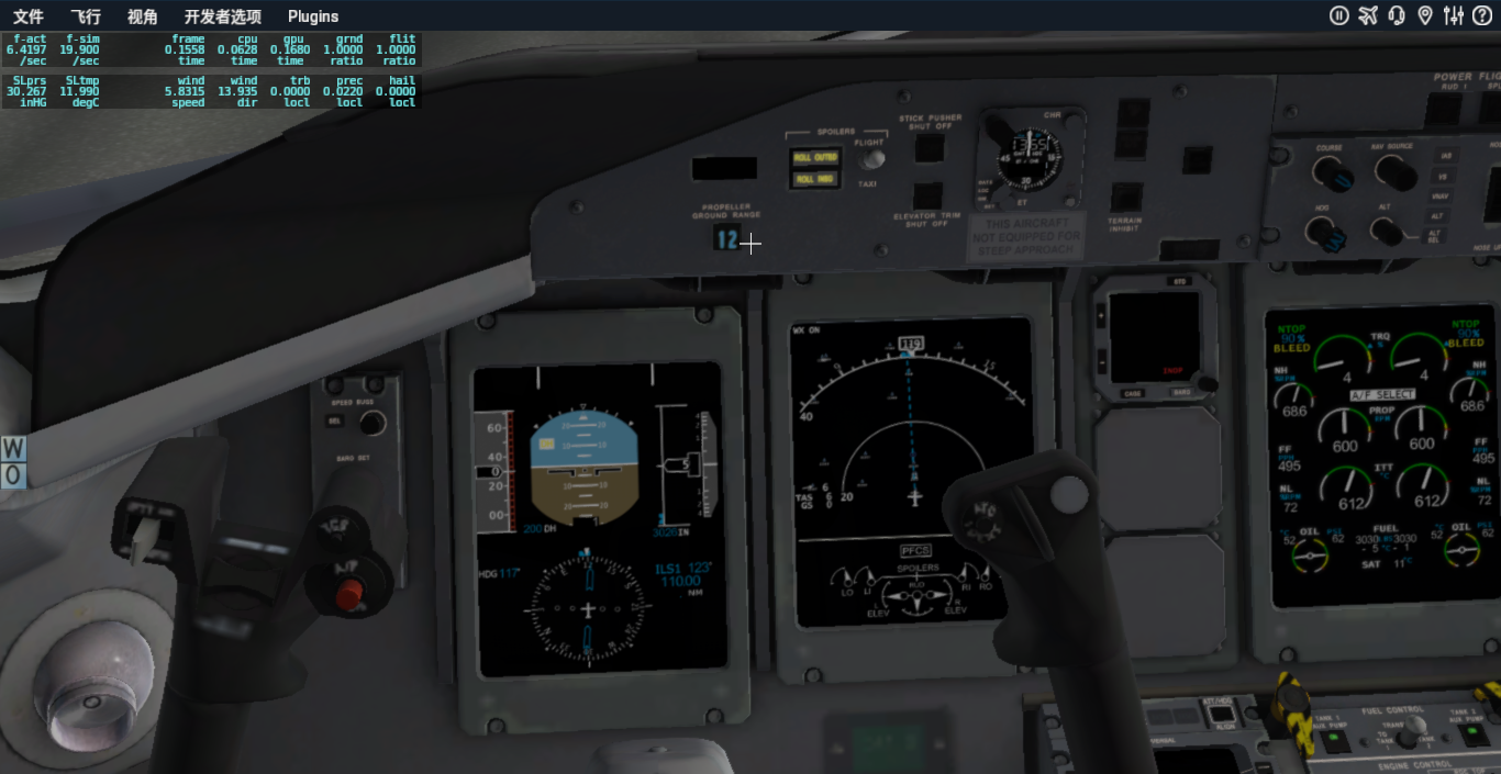 FlyJSim DASH 8的问题？-6152 