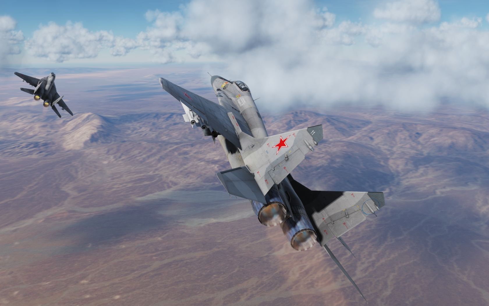 DCS WORLD 米格21比斯 + 米格29 + Tornado + A-10  混战游戏截图-1895 