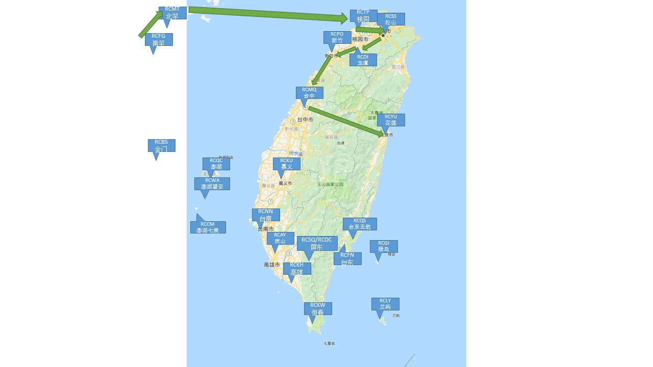 宝岛台湾之旅——第六站：台中 RCMQ to 花莲RCYU-2520 