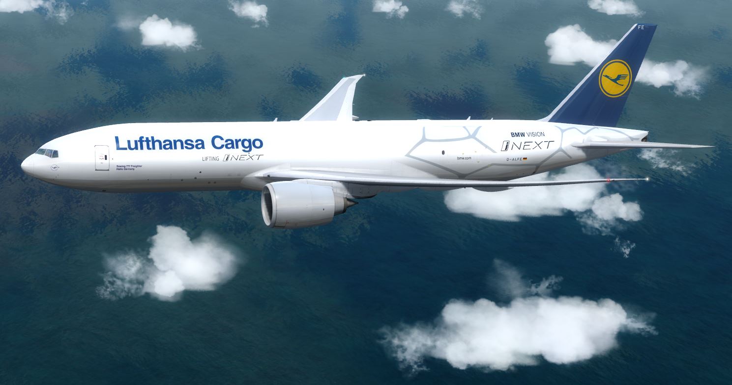 [P3D] Lufthansa cargo 2019 BMW vision iNext livery-5191 