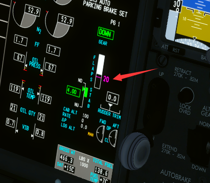 关于QW787襟翼BUG-4595 