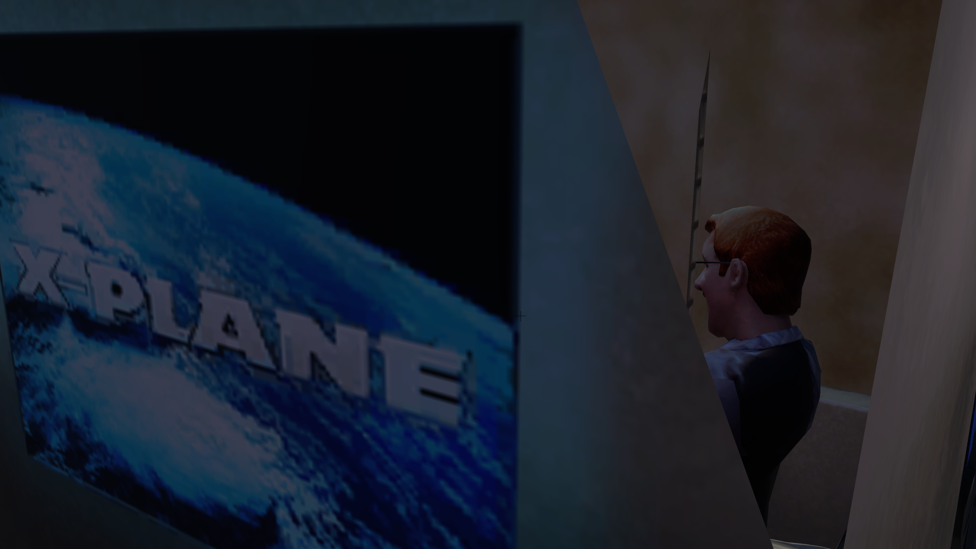 看我在Xplane11 厕所里发现的神秘彩蛋！！-9581 