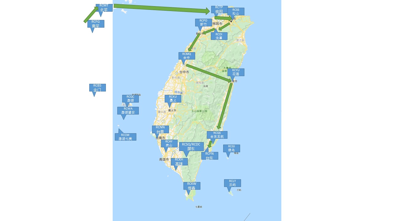 宝岛台湾之旅——第八站：台东志航RCQS to 台东RCFN-1945 