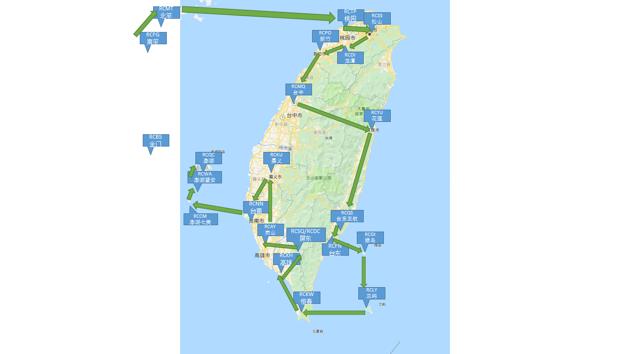 宝岛台湾之旅——第十九站：望安RCWA to 马公RCQC-353 