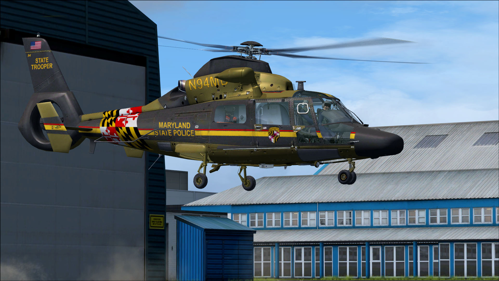 Cera Simaircraft AS365救援机  涂装大改革-8378 