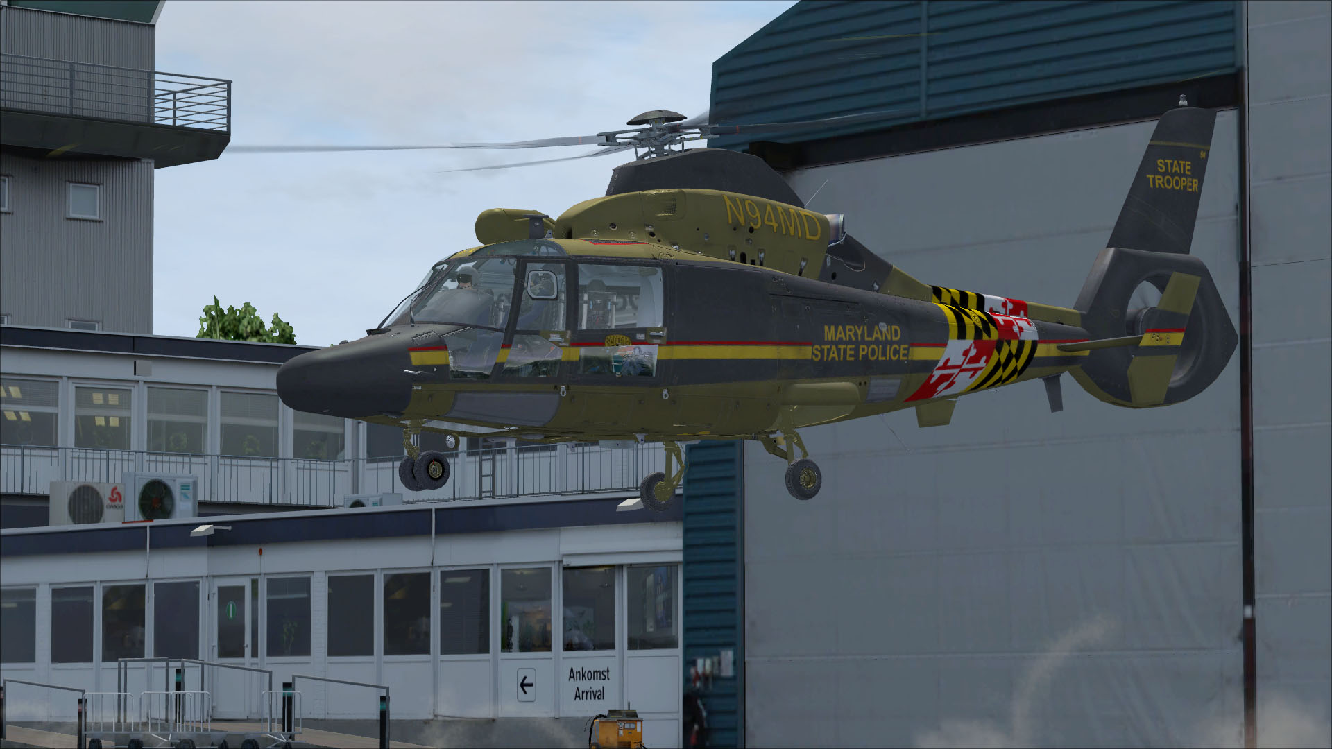 Cera Simaircraft AS365救援机  涂装大改革-1459 