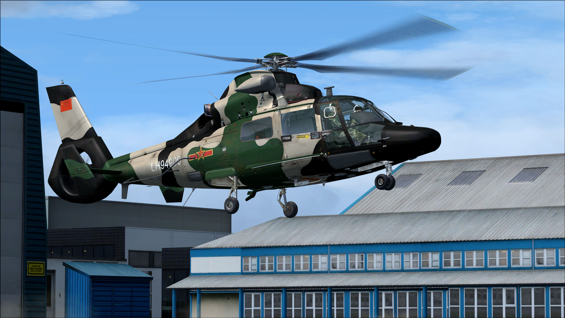 Cera Simaircraft AS365救援机  涂装大改革-8064 