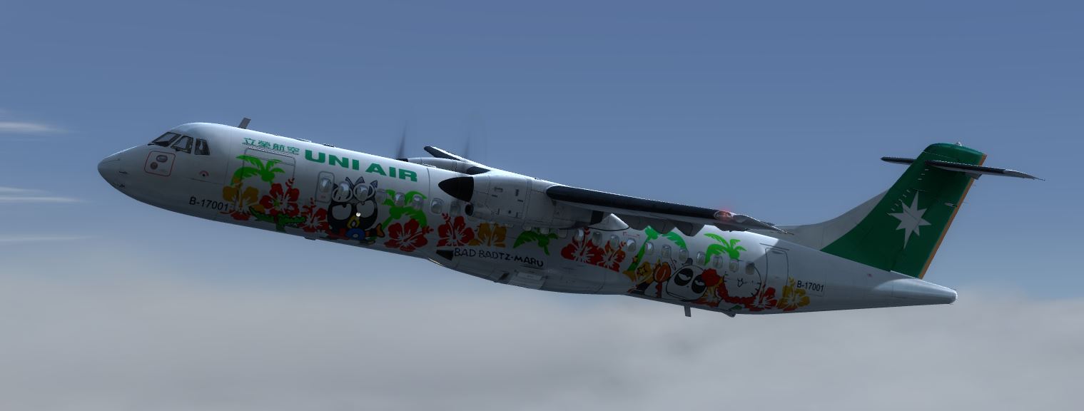 ATR72-600 UNI AIR BADTZ-MARU B-17001-6727 